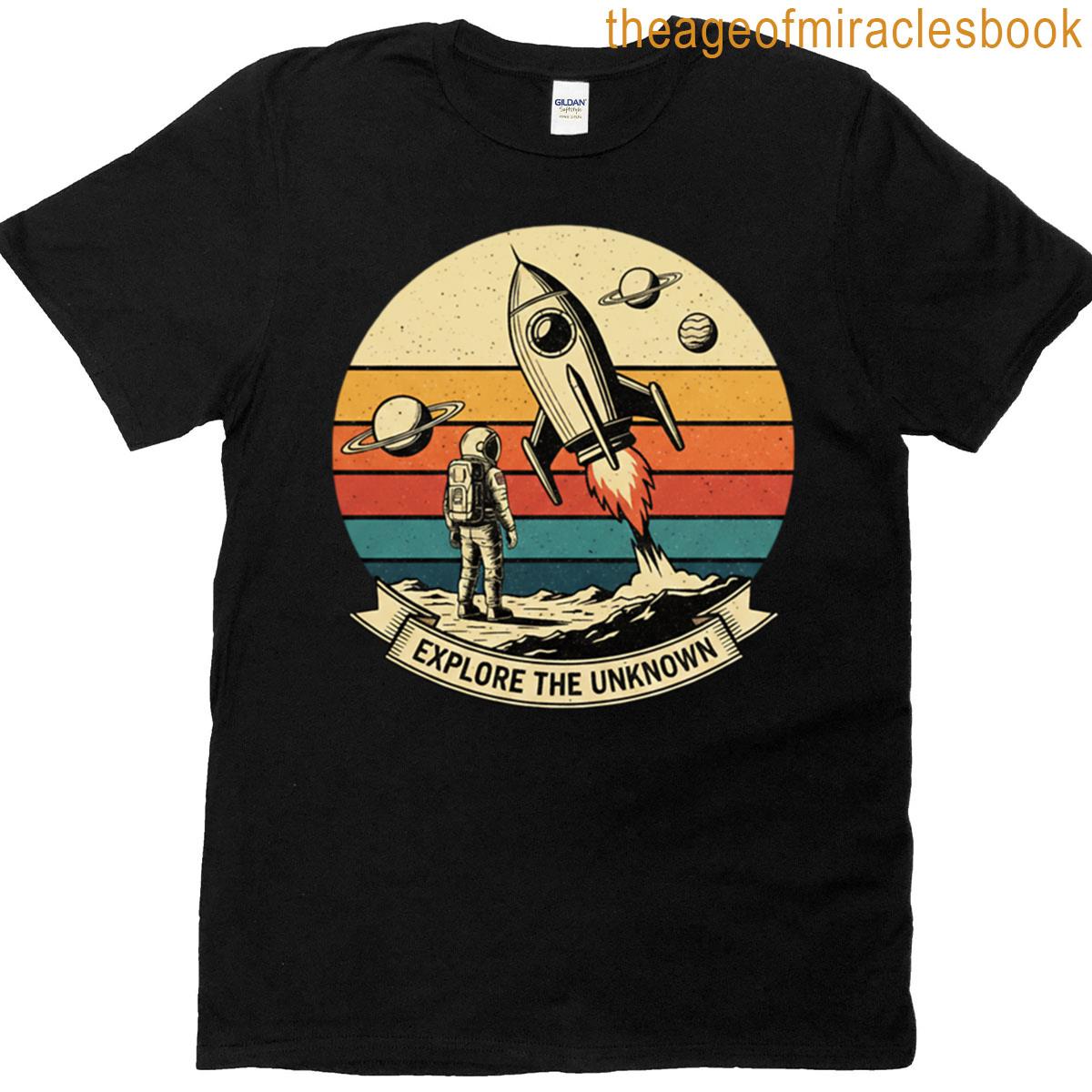 Explore The Unknown Adventure Wanderlust Graphic Design T-shirt