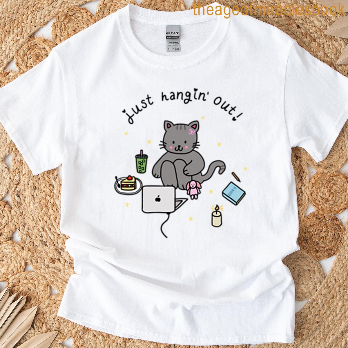 Just Hangin Out Cat T-shirt