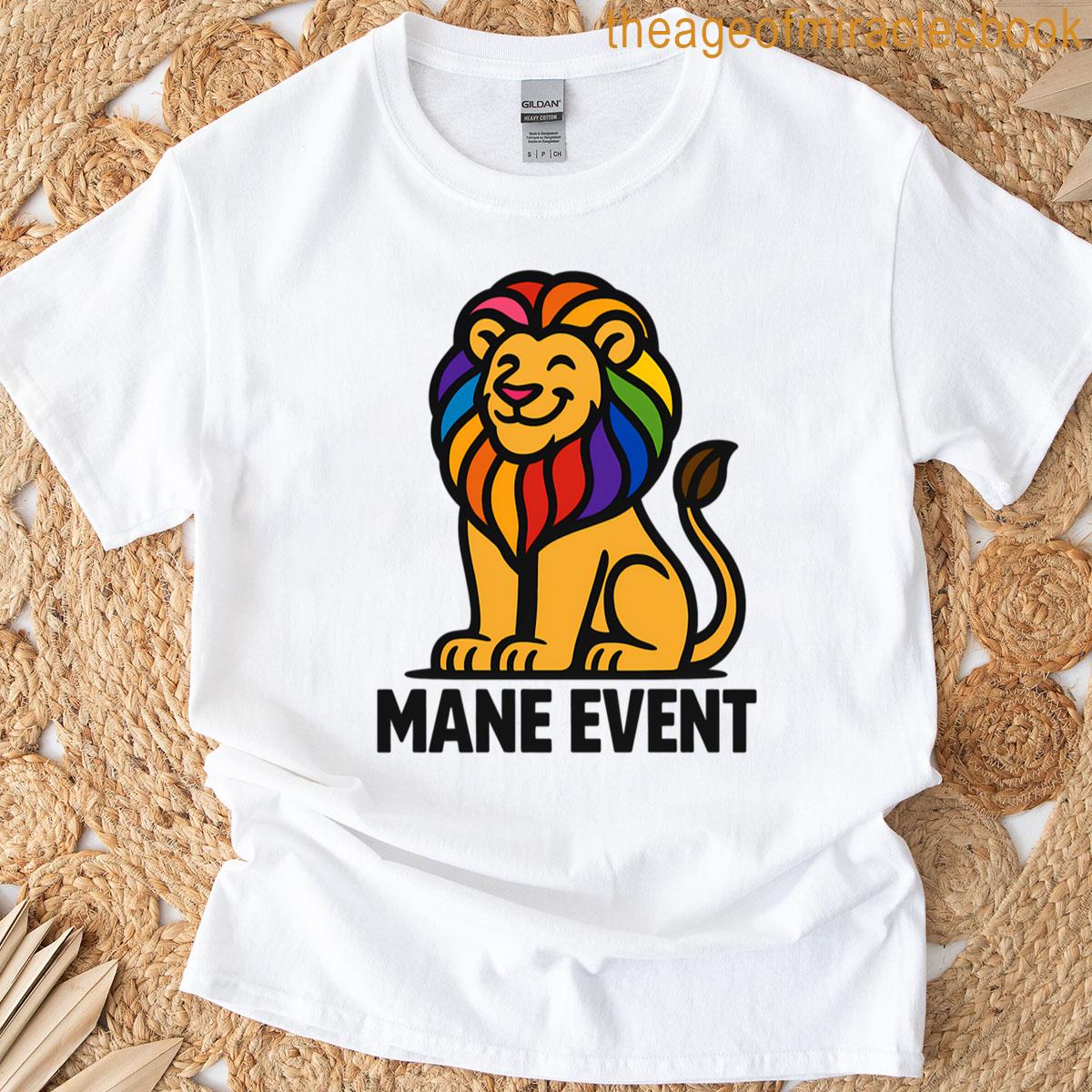 Lion Pride Rainbow Mane T-shirt
