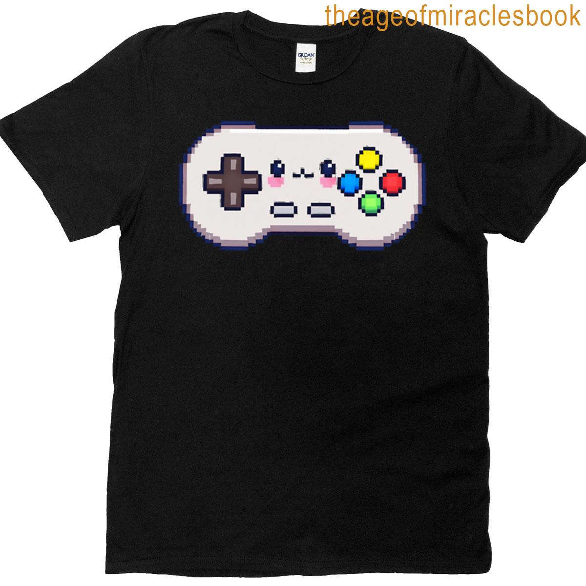 Retro Gaming Controller Pixel Art Style T-shirt