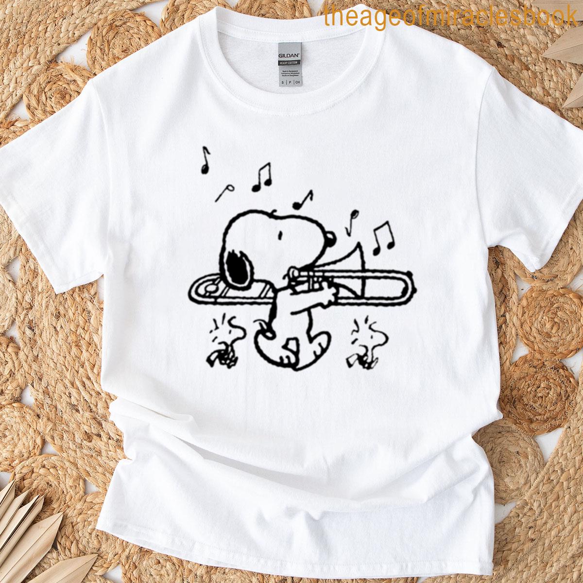 Snoopy Playing Trombone T-shirt