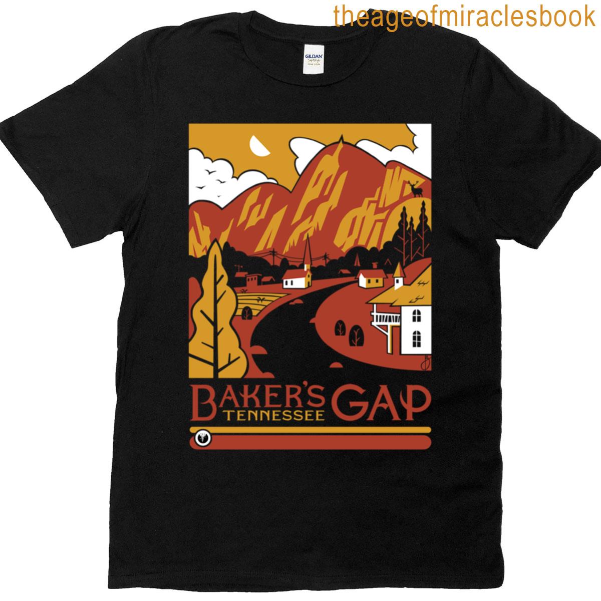 Baker’s Gap Tourist Poster T-shirt