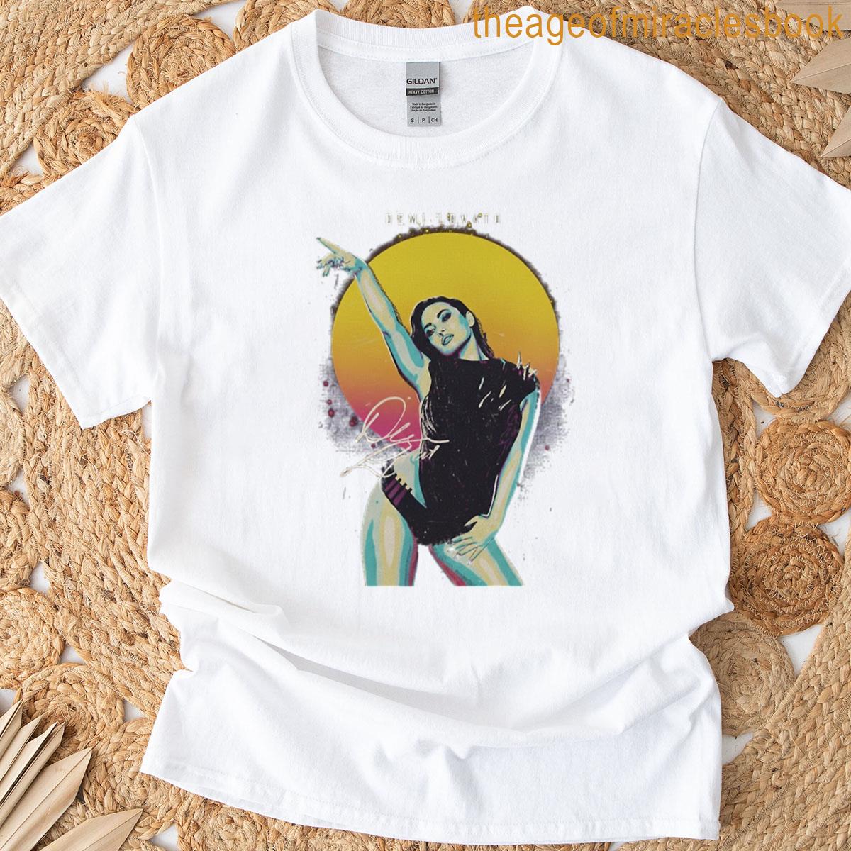 Demi Lovato Retro Collage T-shirt