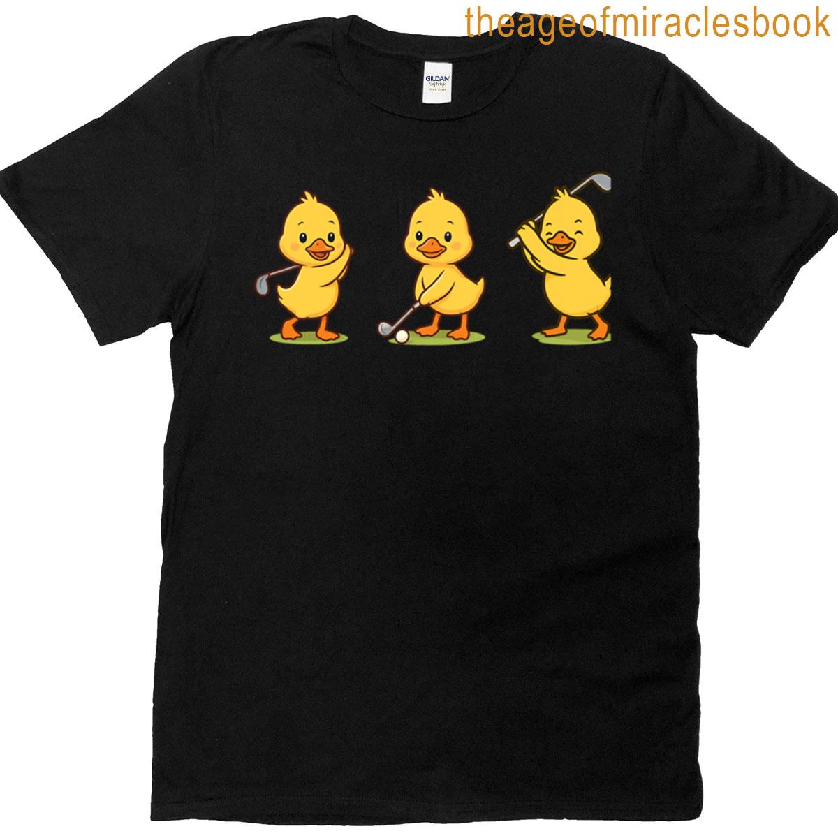 Ducks Playing Golf T-shirt