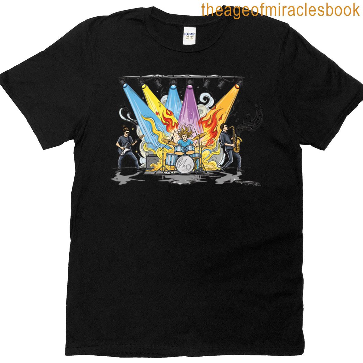 Fire On Stage The Musical Explosion T-shirt