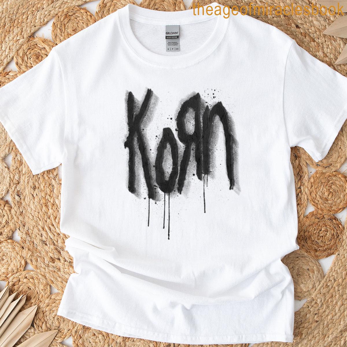 Korn Spray Paint Logo T-shirt