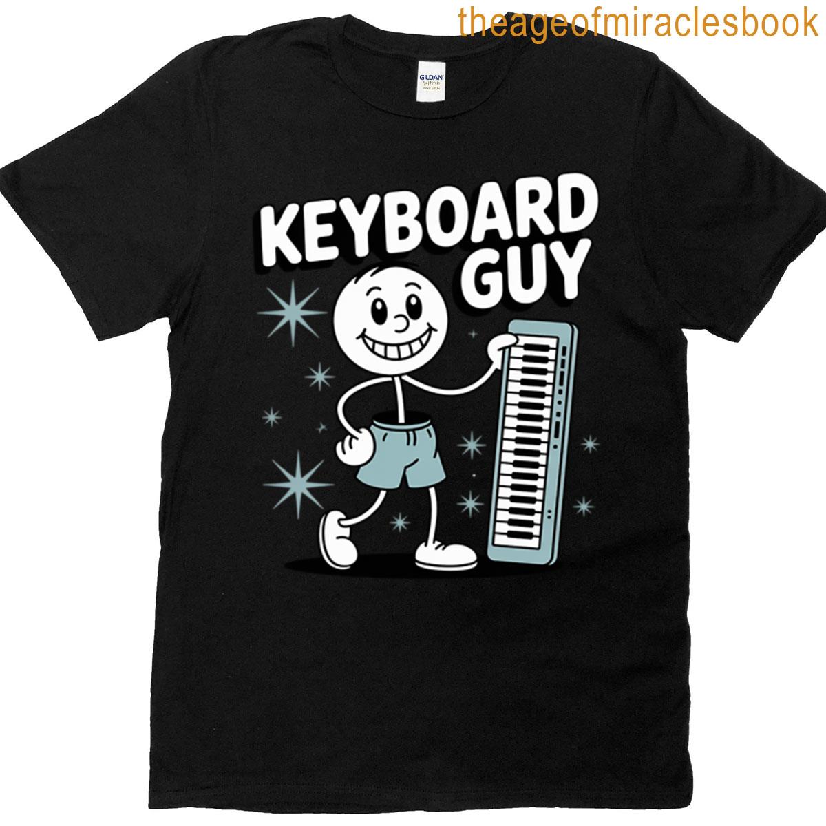 Mens Keyboard Guy Boy Keyboard Player T-shirt