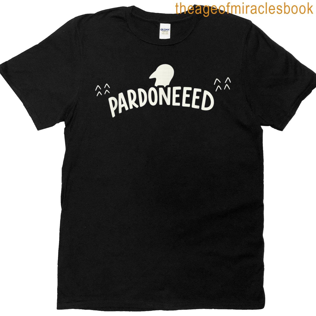 Pardoneeed Funny Turkey Head Design T-shirt