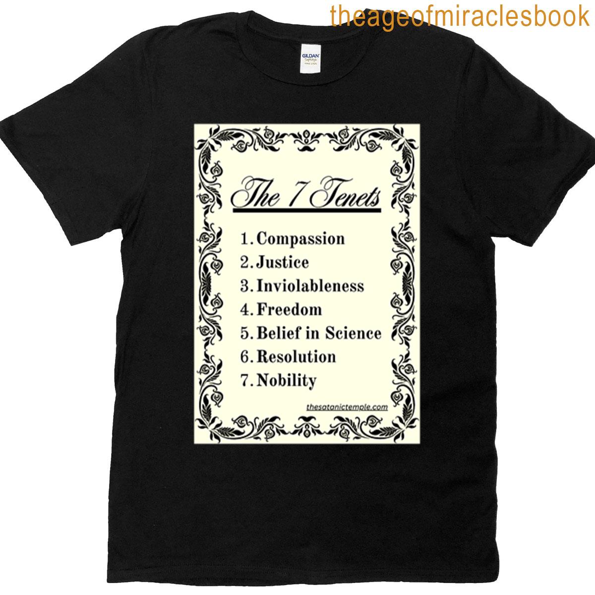 The 7 Tenets Tst 10 Commandments T-shirt