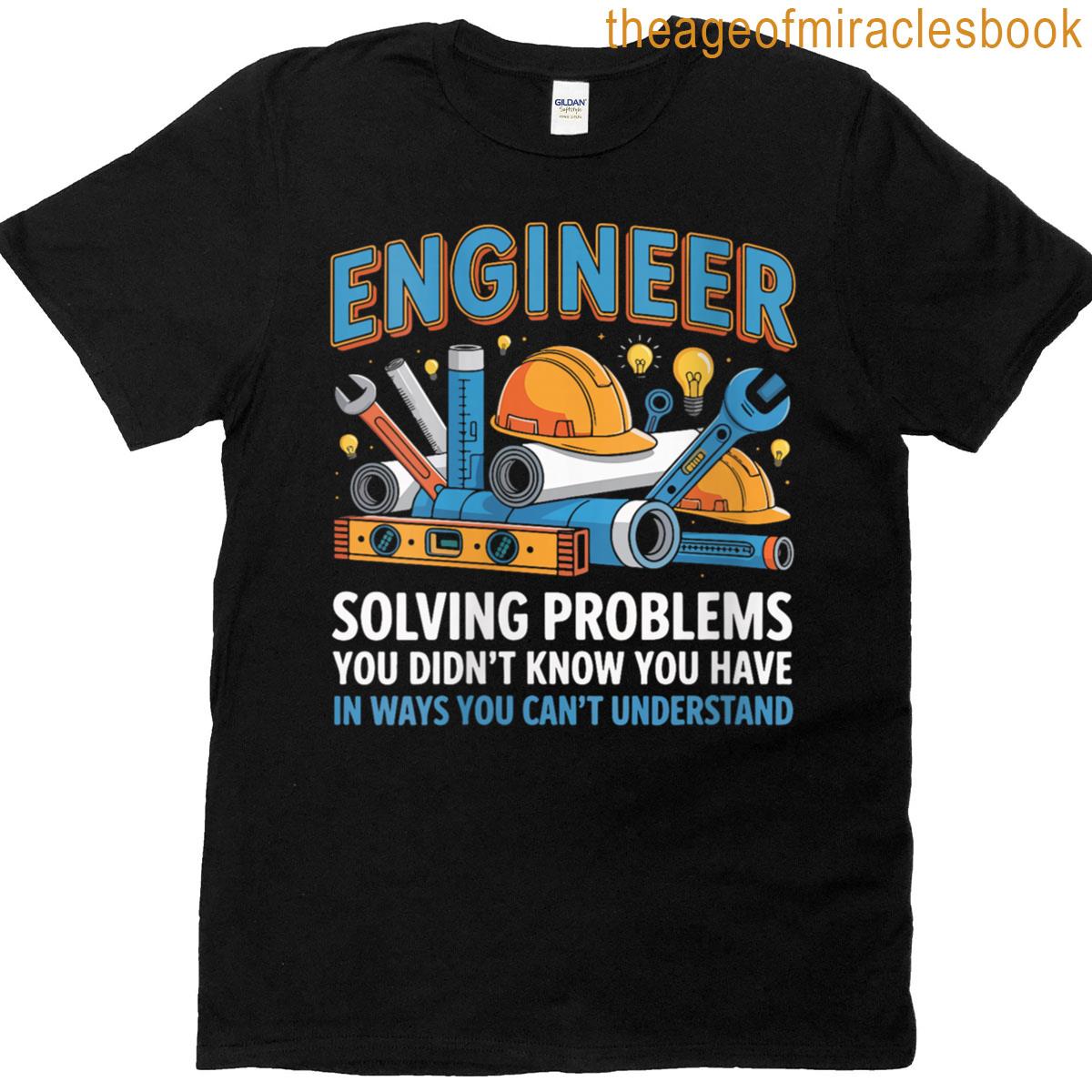Womens Funny Engineer Problem Solver Engineering Humor Student T-shirt