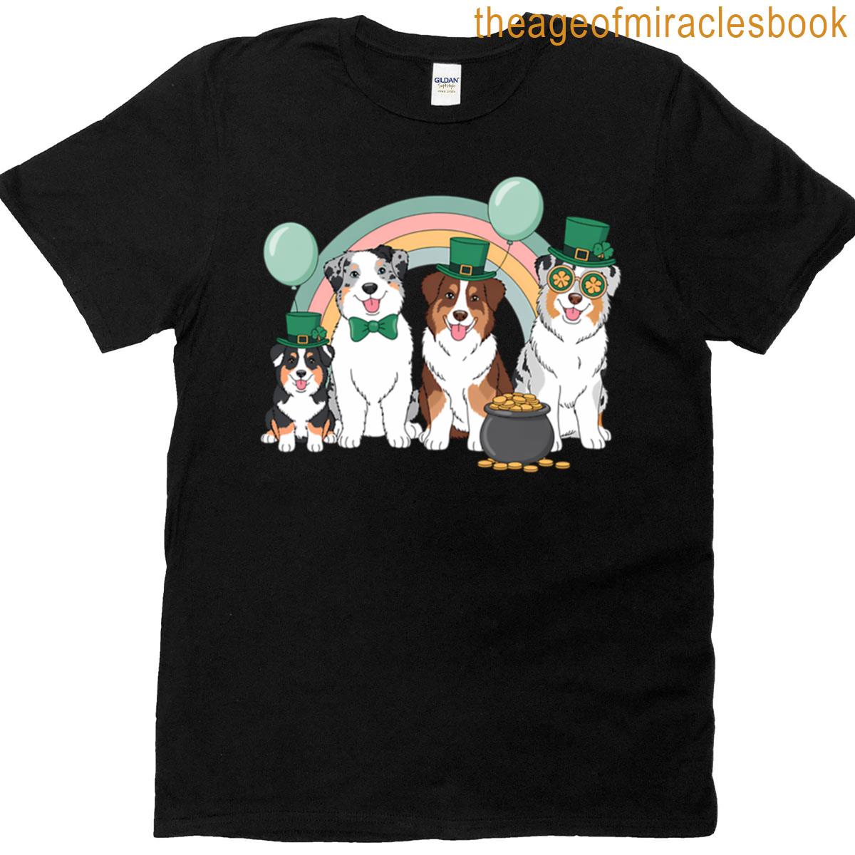Australian Shepherd St Patricks Day T-shirt Australian Shepherd St Patricks Day T-shirt