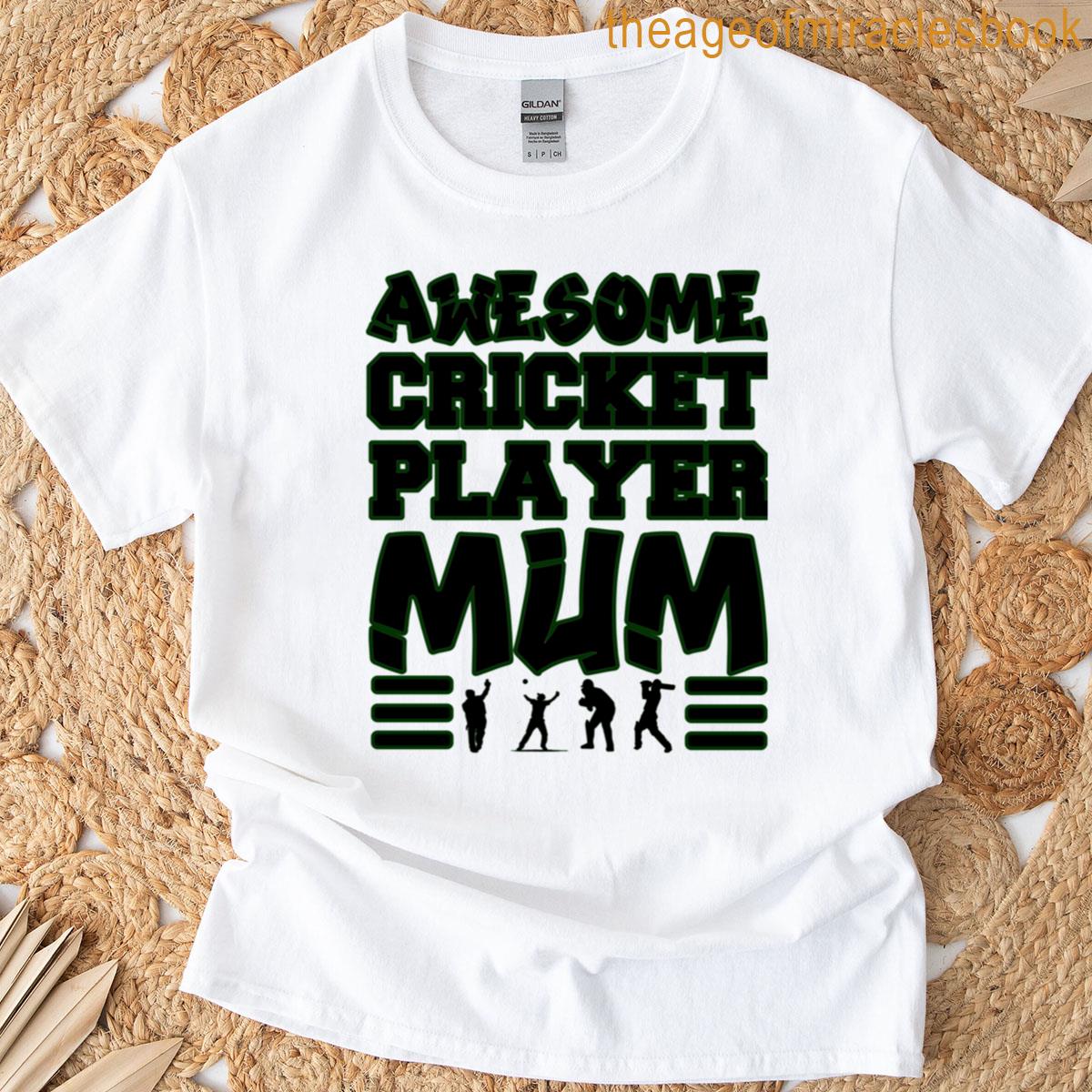 Awesome Cricket Mum T-shirt