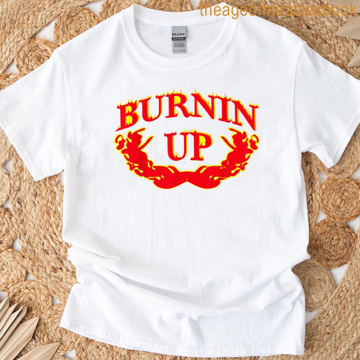 Burnin Up Flames Vintage T-shirt