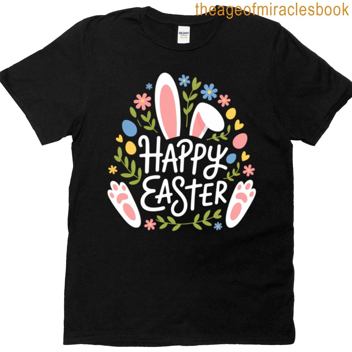 Happy Easter Bunny Rabbit Face Funny T-shirt