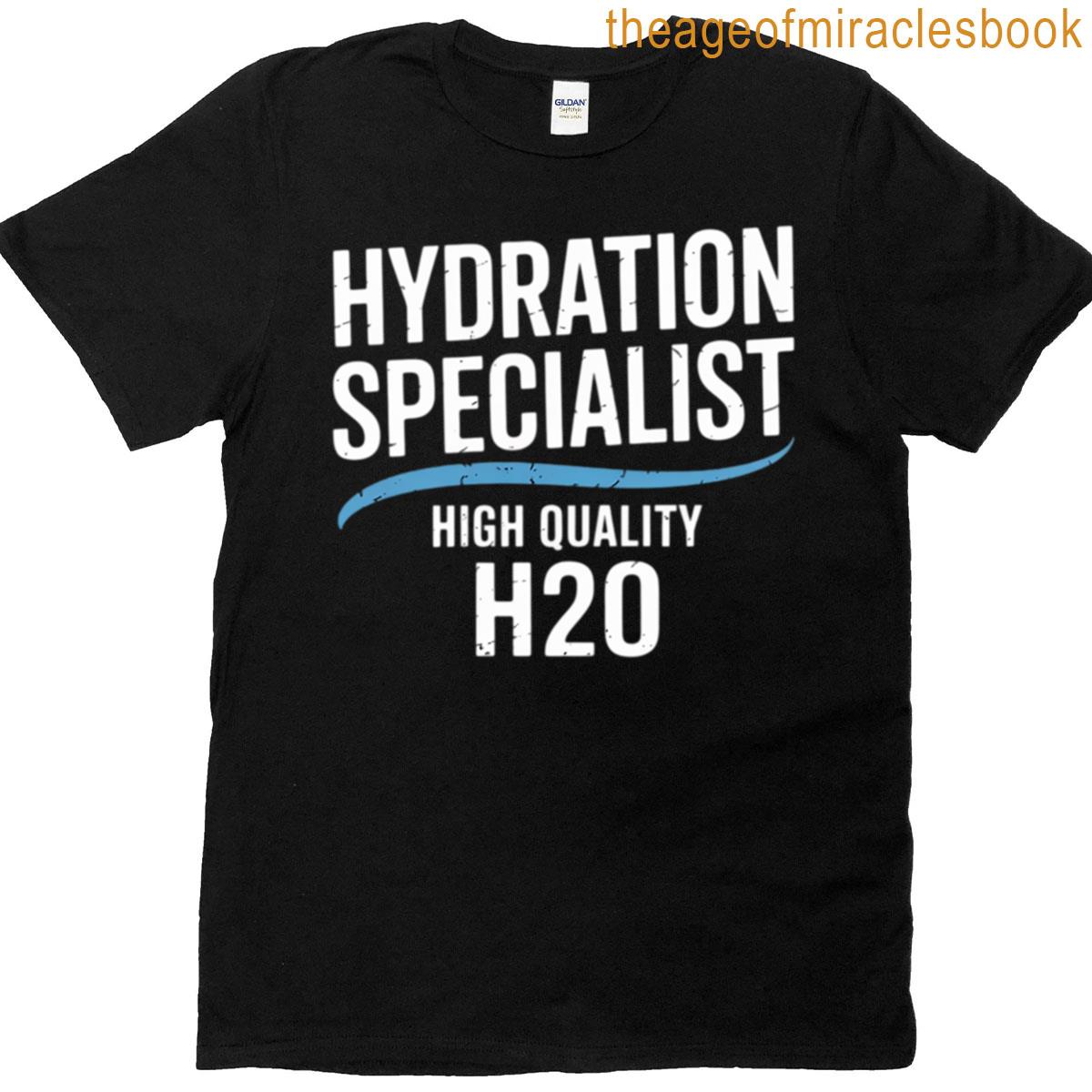 Hydration Specialist Waterboy Team Manager T-shirt