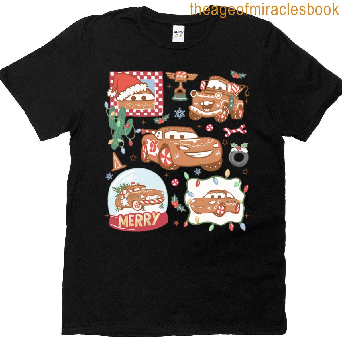 Lightning Mcqueen And Friends Ginger Bread T-shirt