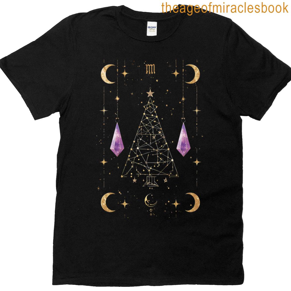 Mystic Holiday Constellation Tree T-shirt