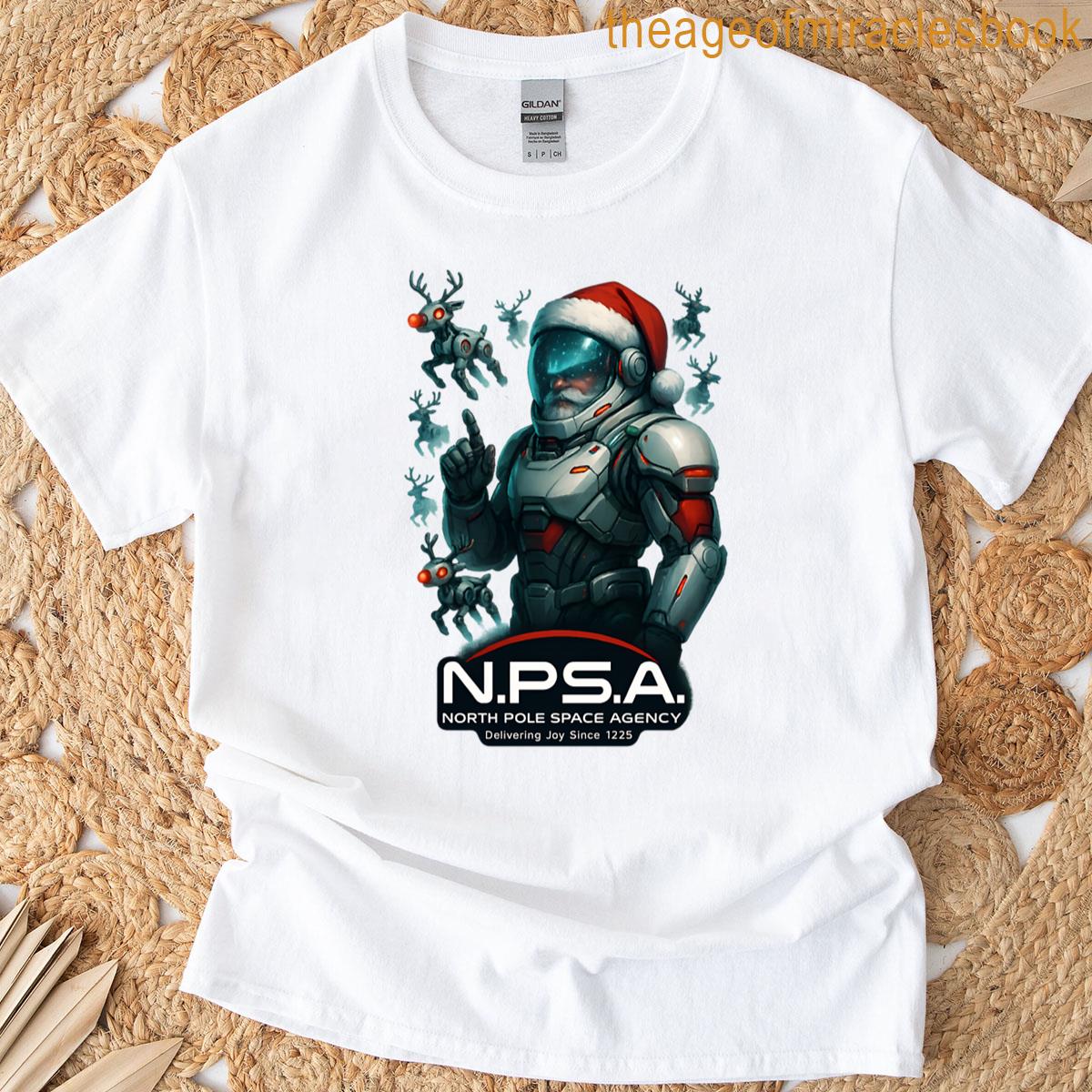 Npsa Space Santa Commander T-shirt