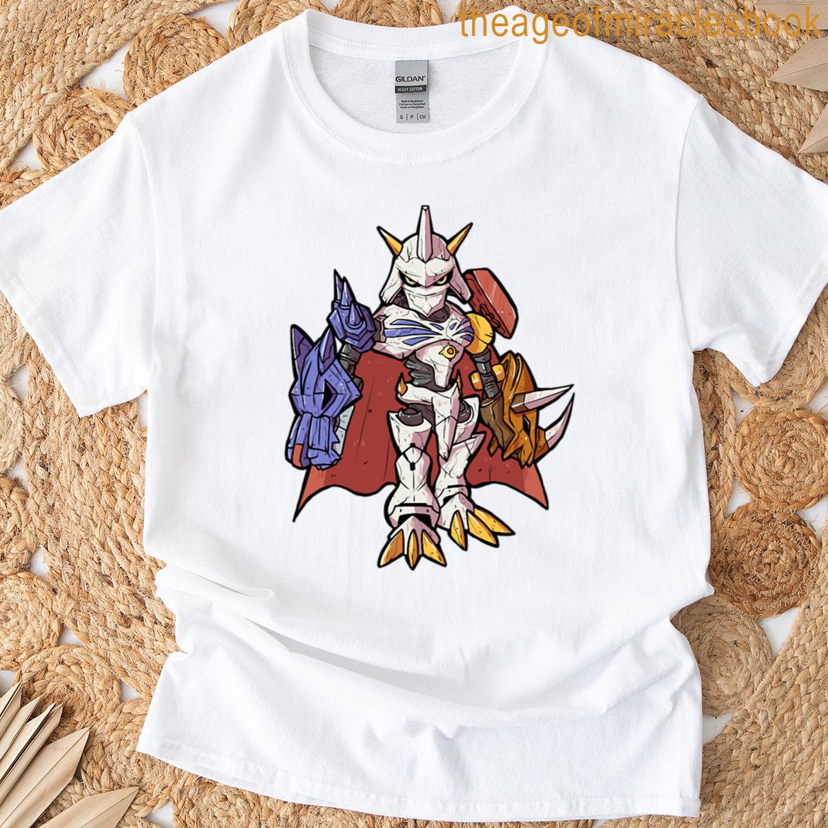 Omega Mon Sticker Mecha Robot T-shirt