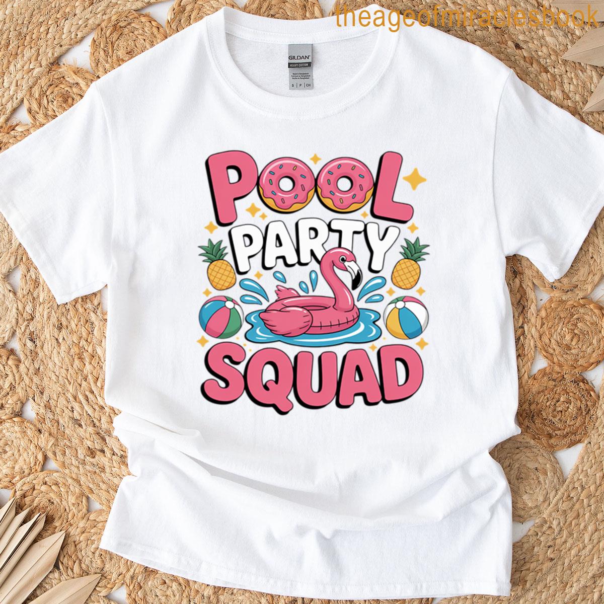 Pool Party Squad Inflatable Sphere Water Ball T-shirt