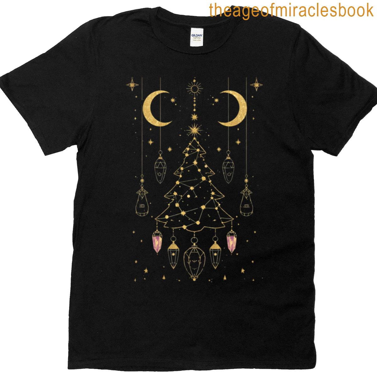 Witchy Cosmic Christmas Night T-shirt