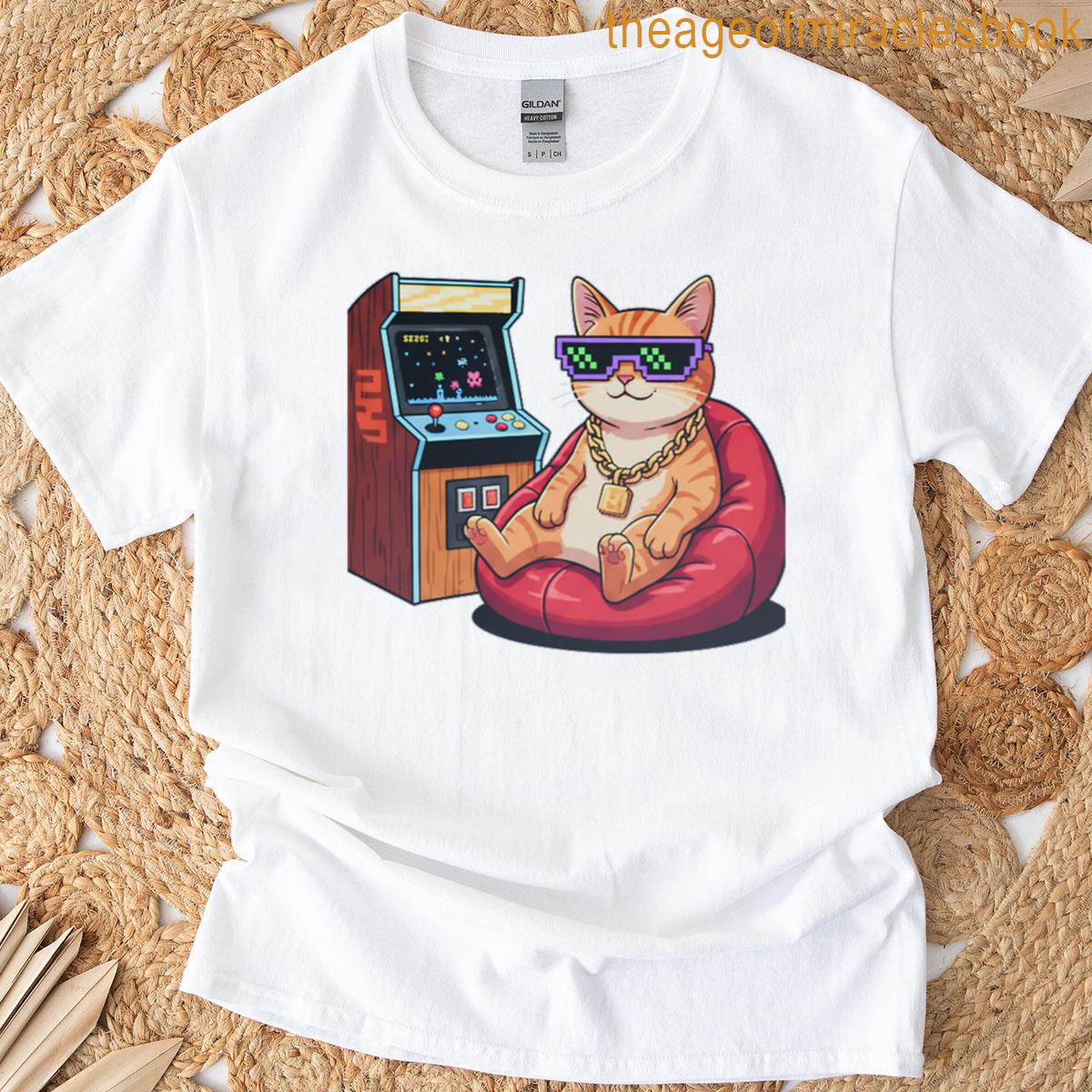 Arcade Cat Boss T-shirt