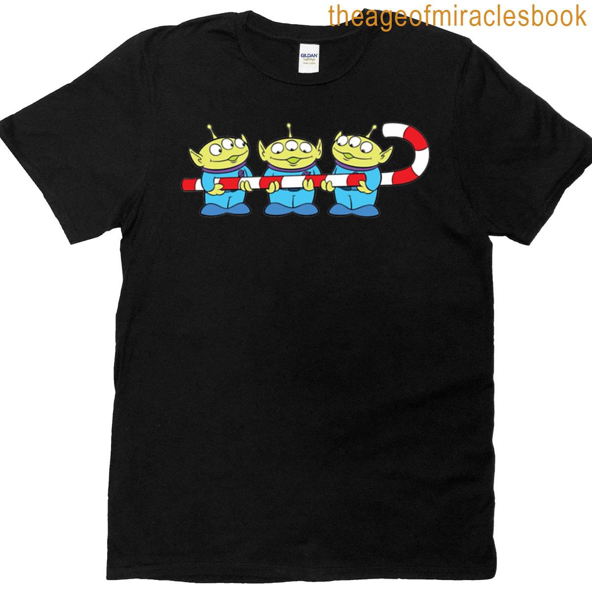 Candy Cane Alien T-shirt