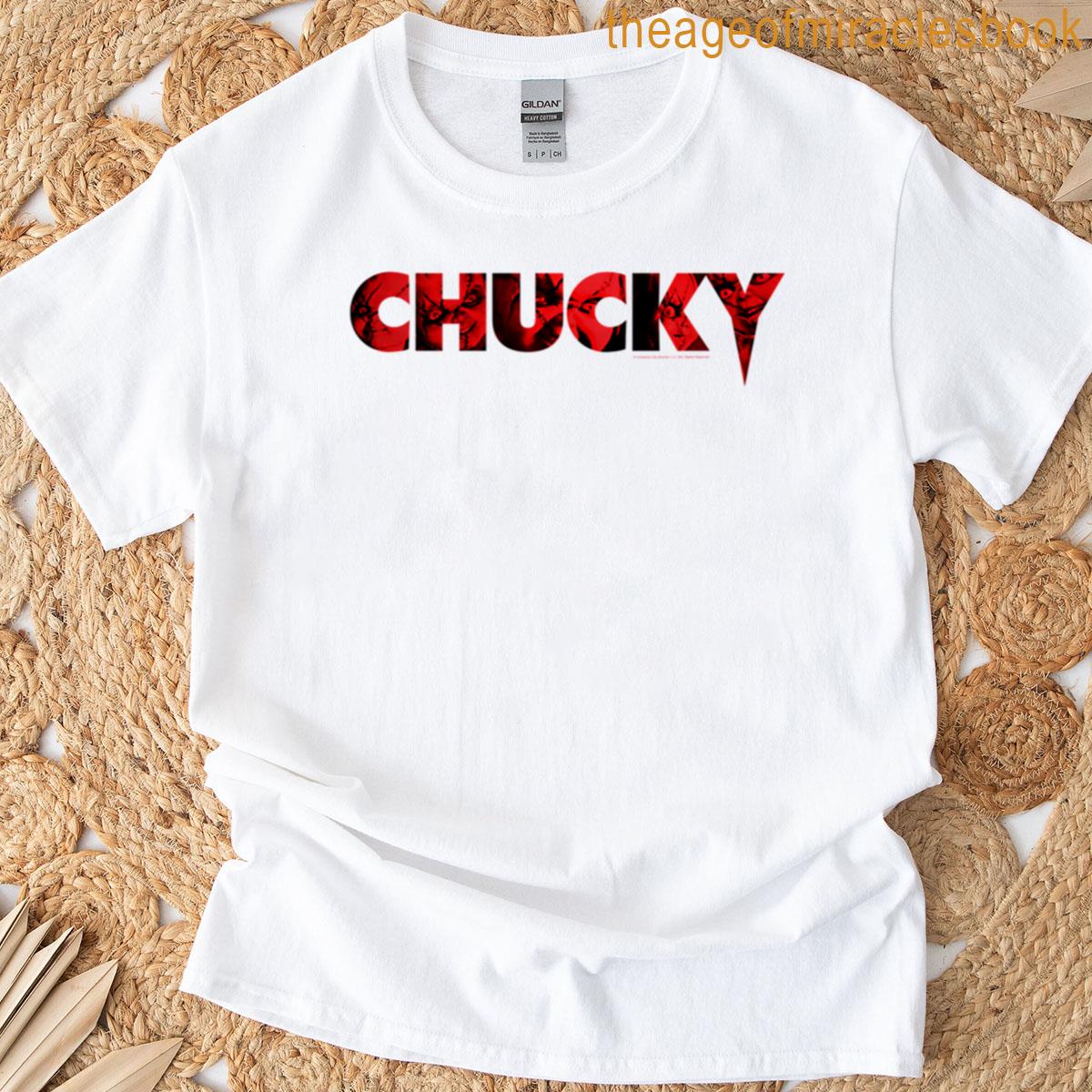 Chucky Faces In A Name T-shirt