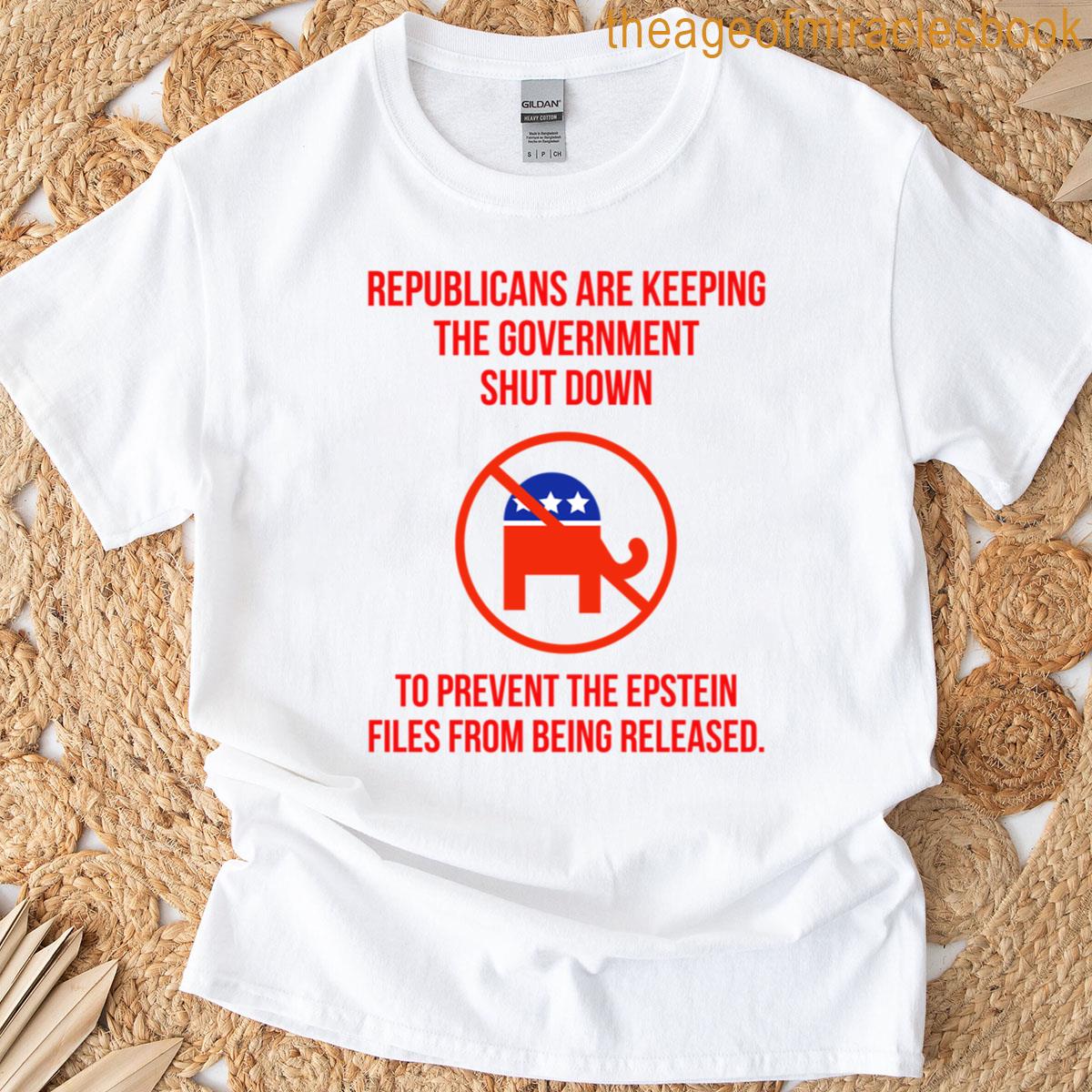 Epstein Shut Down T-shirt