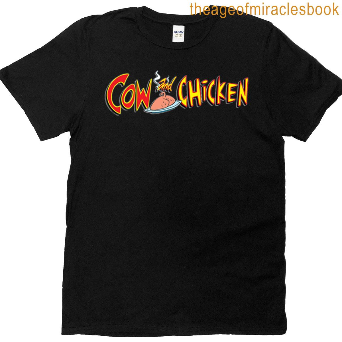 Funny Crazy Chicken Cartoon Style T-shirt
