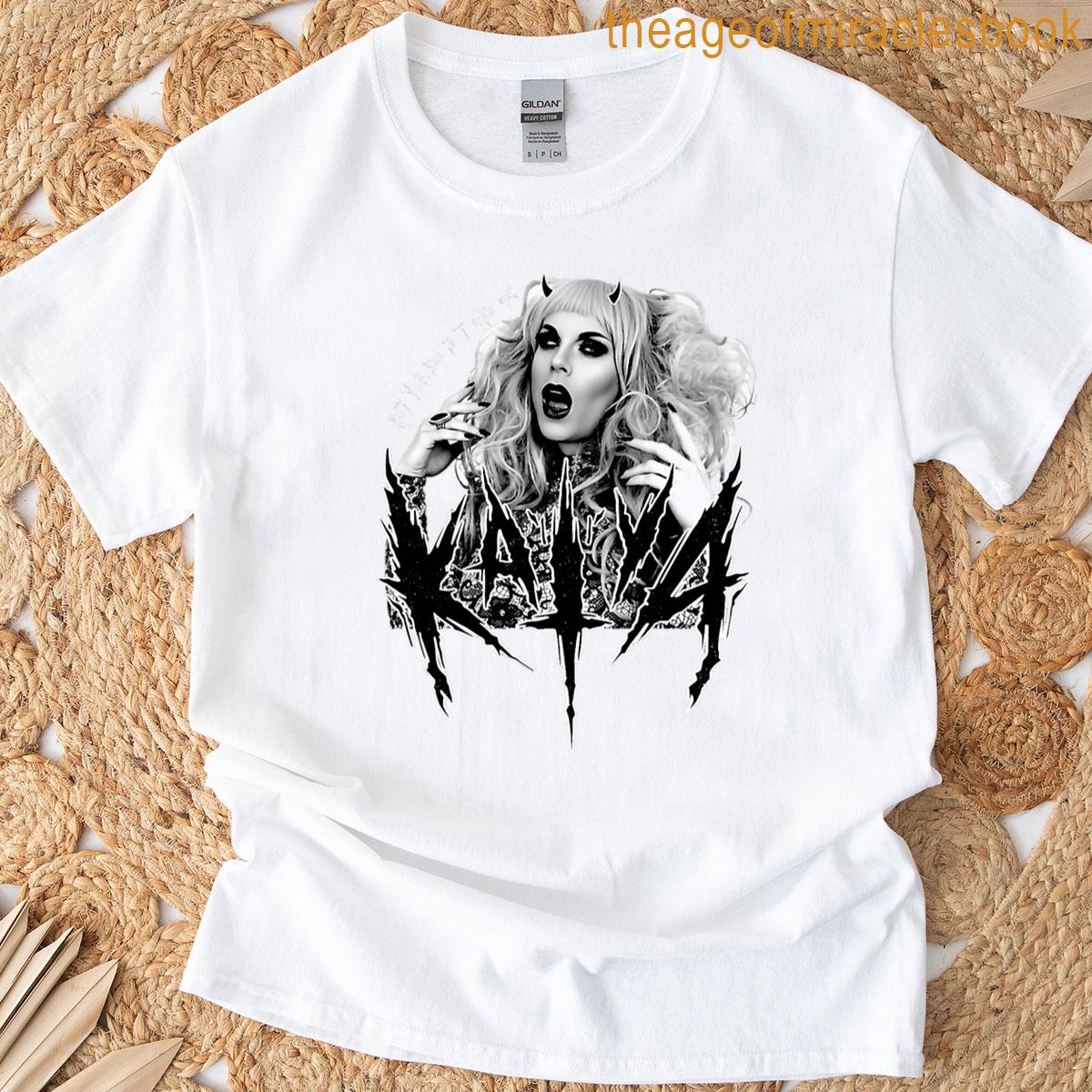 Gothic Drag-inspired Character Art T-shirt