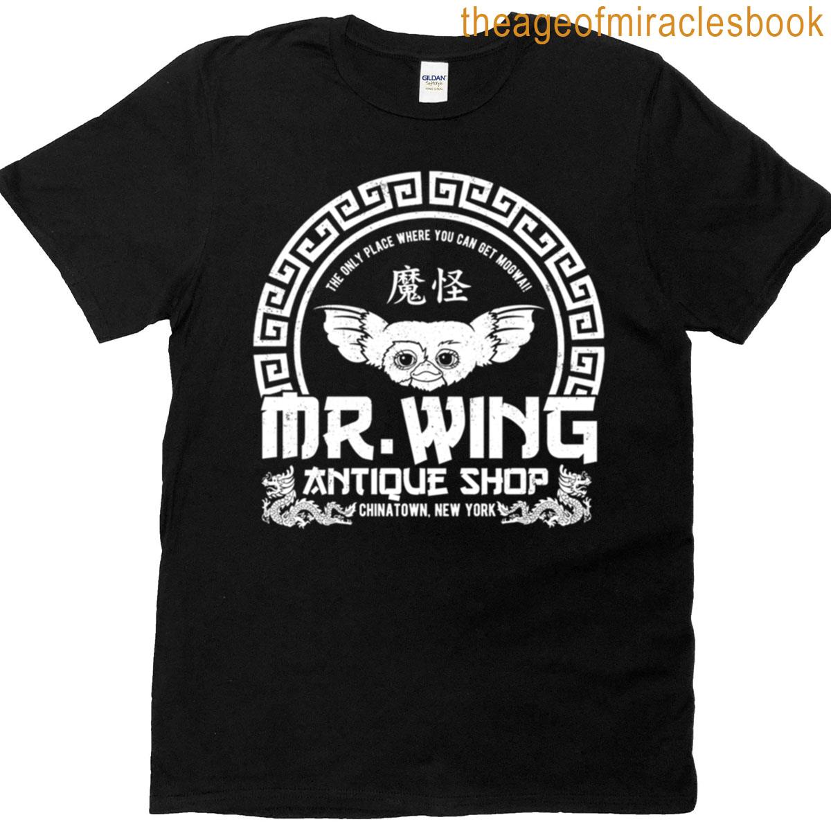 Gremlins Mr Wing Antique Shop T-shirt
