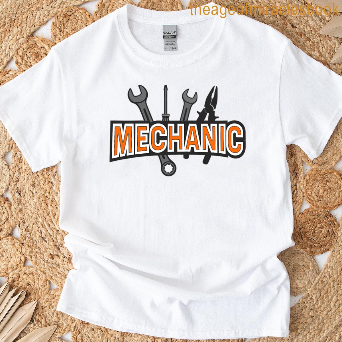 Mechanics Quote With Mac Tools T-shirt