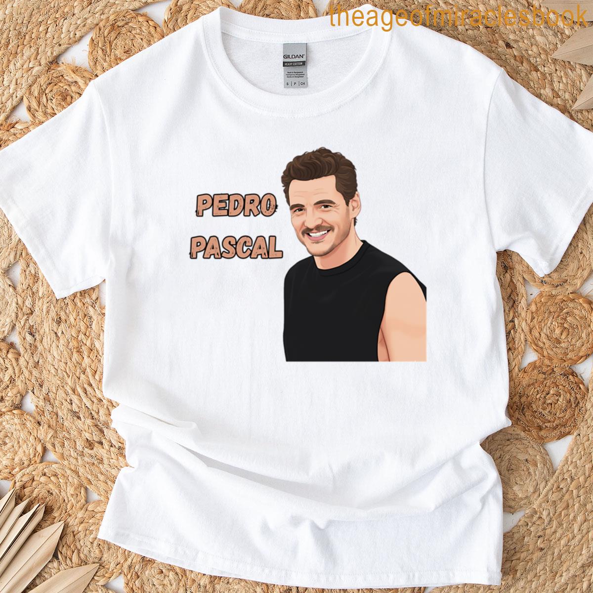 Pedro Pascal Daddy Smile Art Handsome Look T-shirt