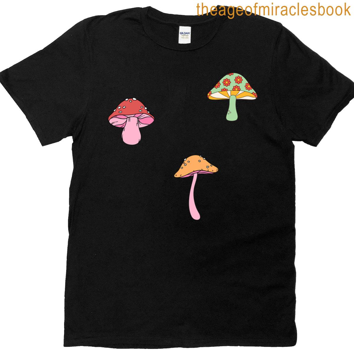 Retro 70s Mushroom Collection T-shirt