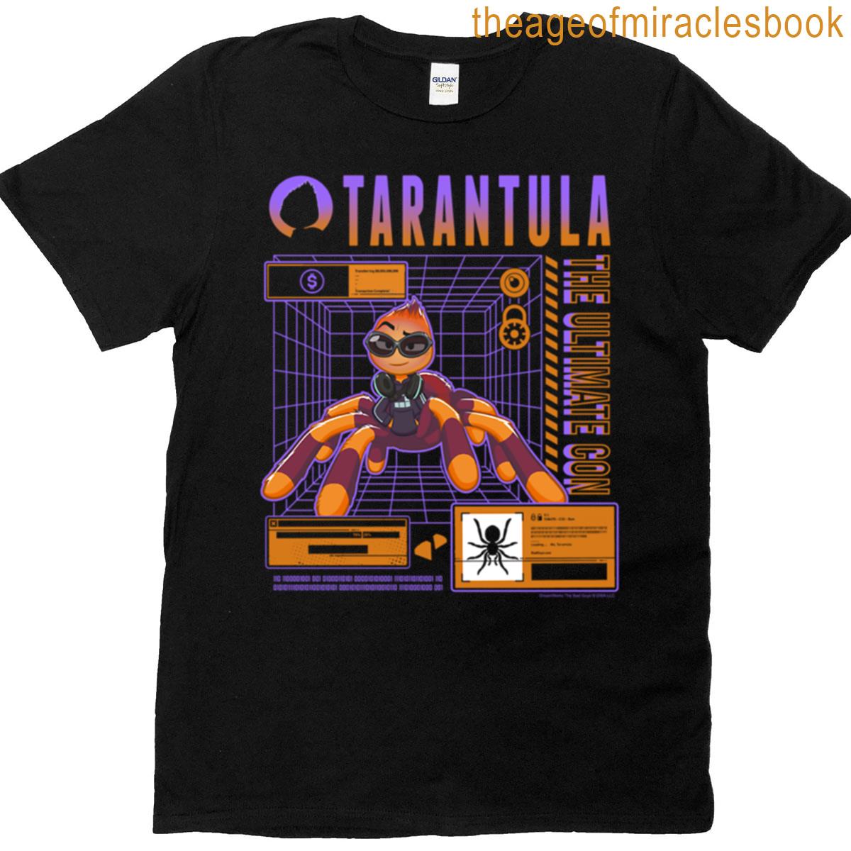 The Bad Guys Ms Tarantula Tech Schematic T-shirt
