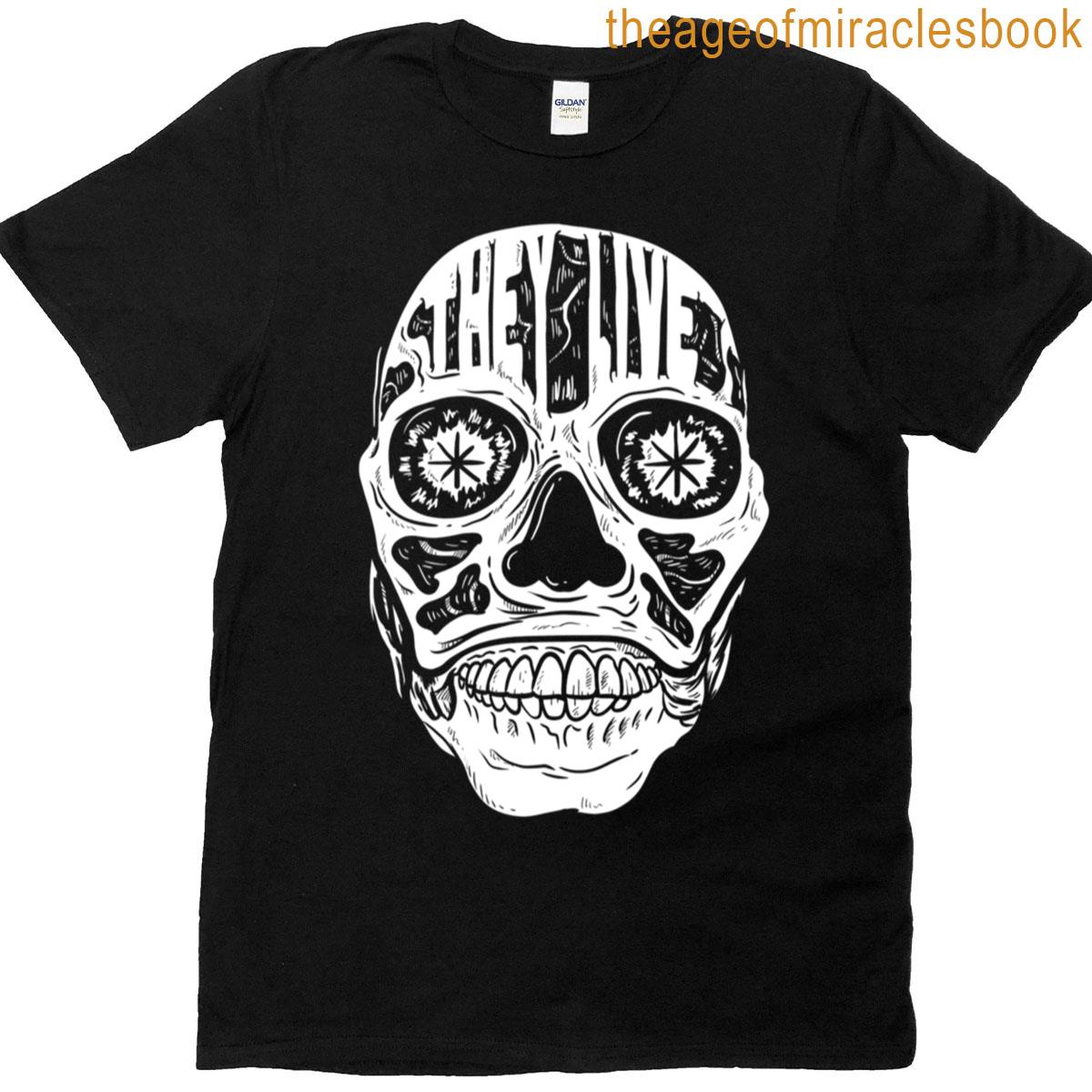 They Live Alien Face Fill T-shirt