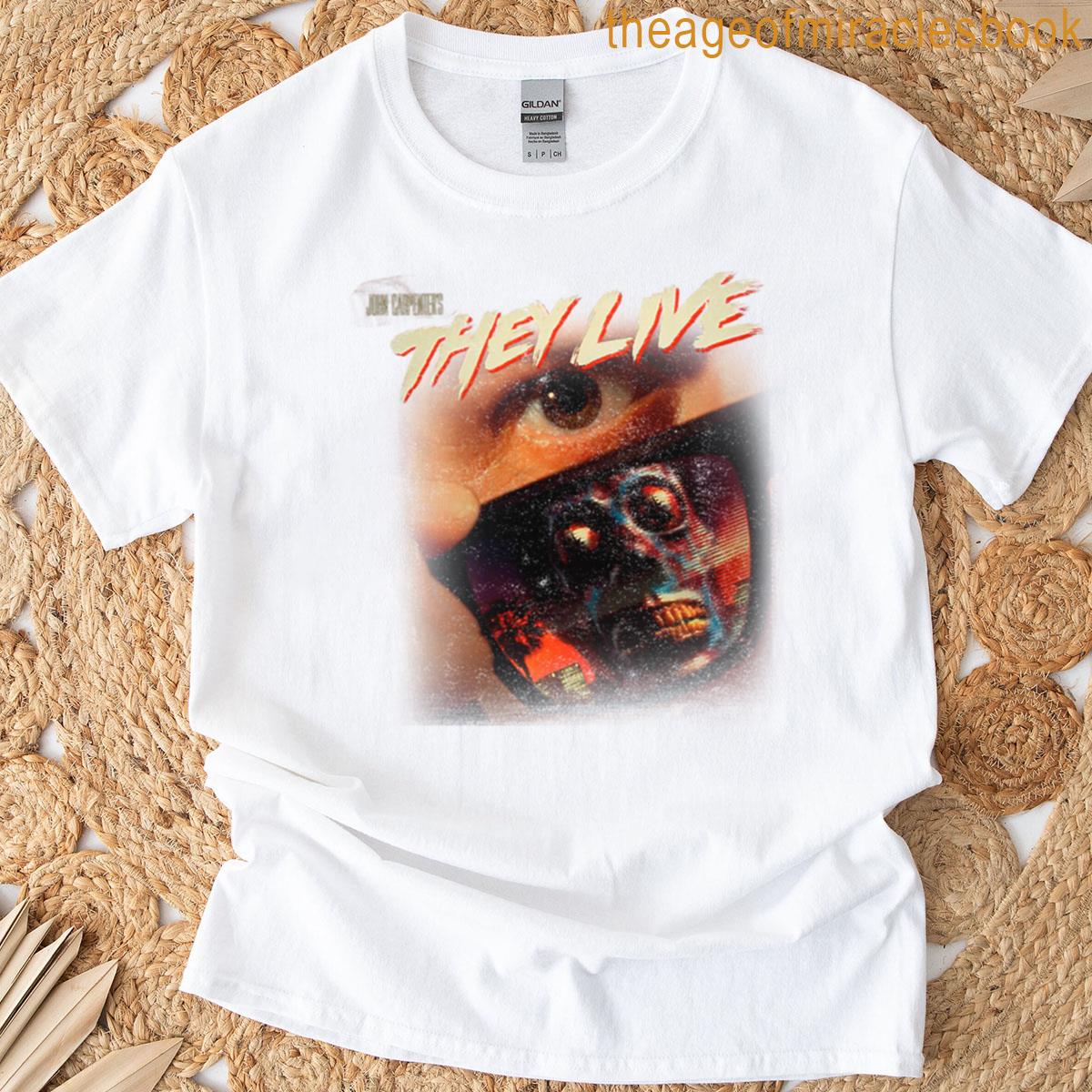 They Live Faded Poster T-shirt They Live Faded Poster T-shirt