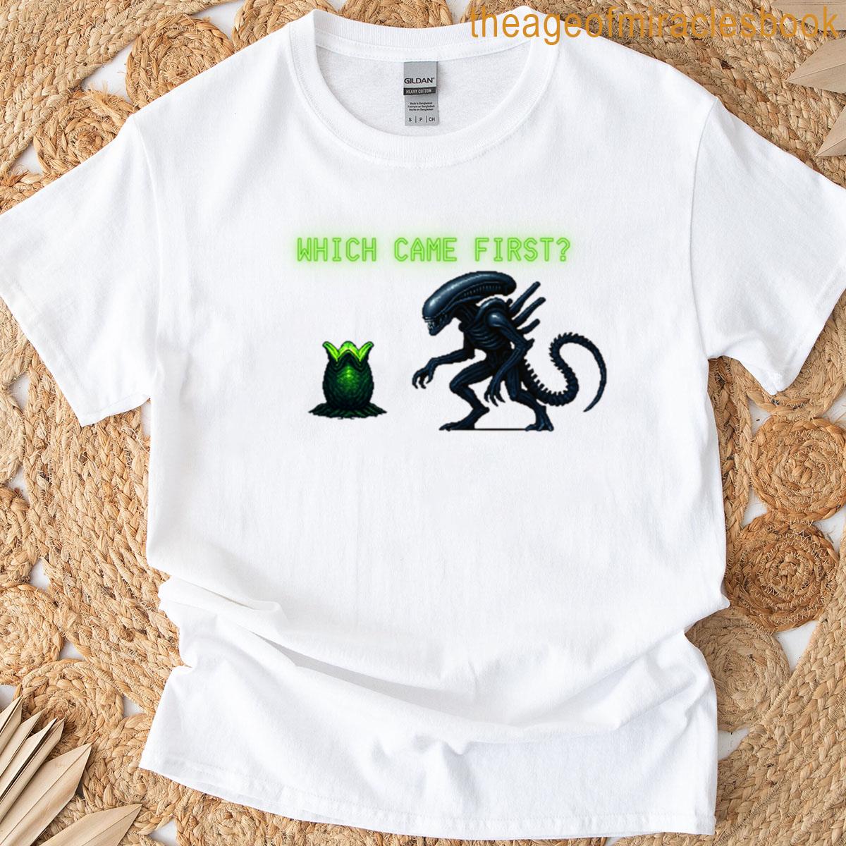 Which Came First Xeno Or Egg T-shirt