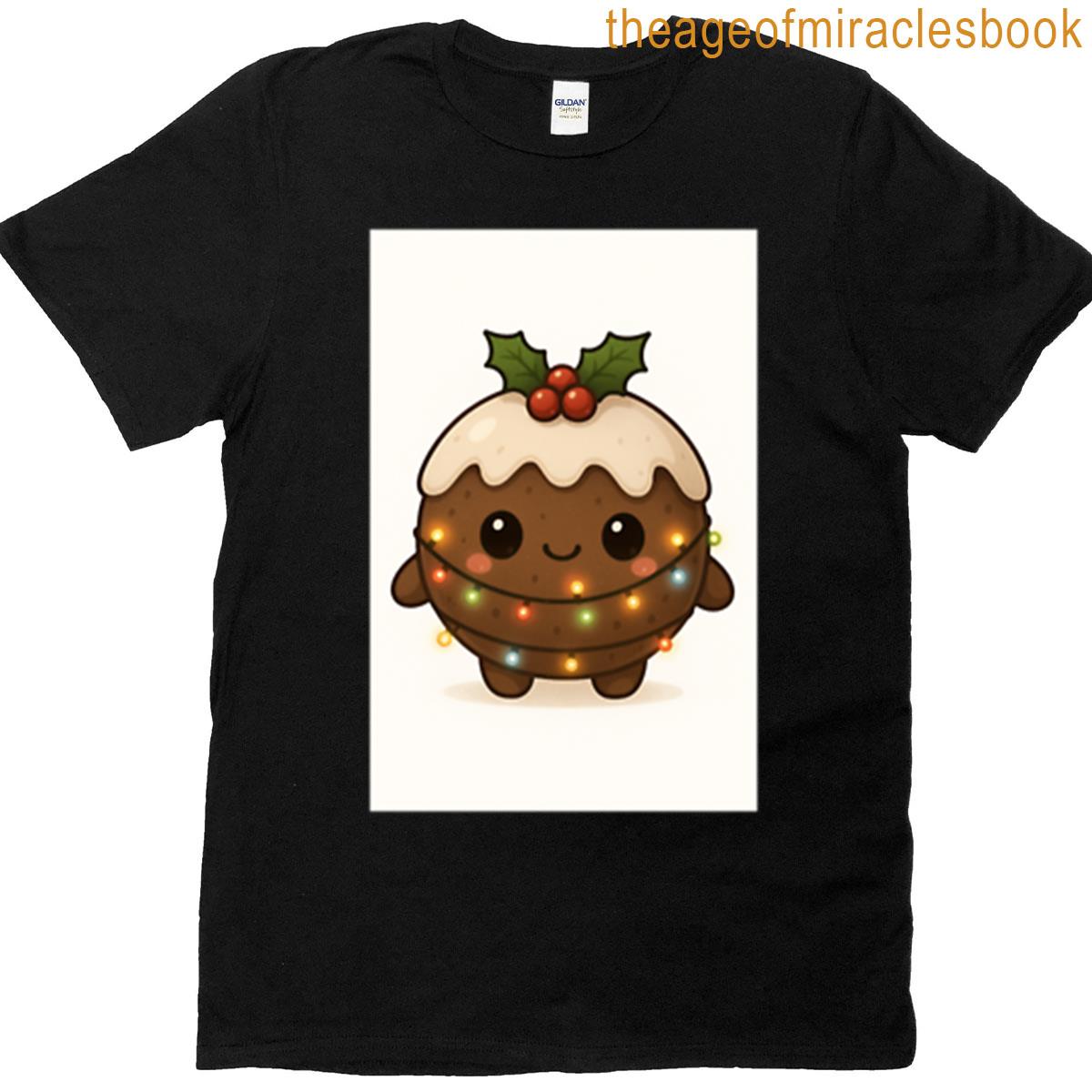 Christmas Pudding Chibi T-shirt