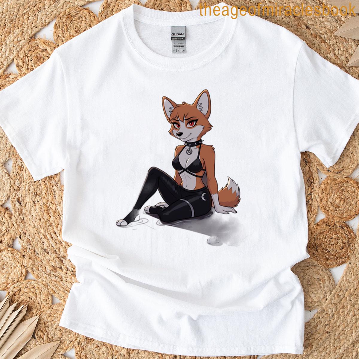 Goth Corgi Hellhound T-shirt