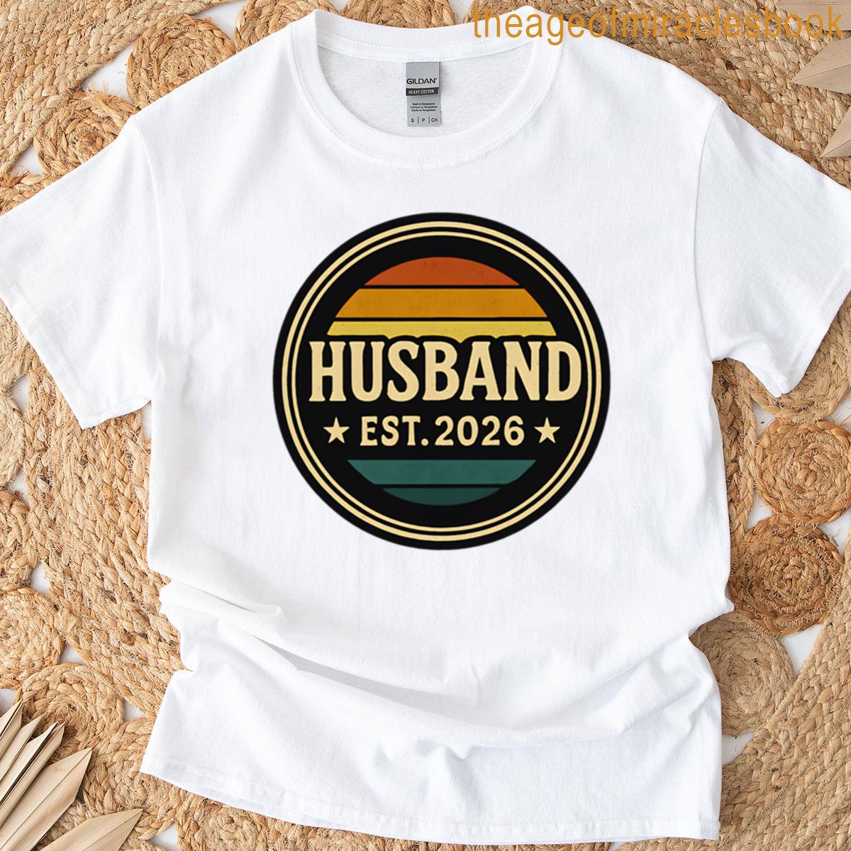 Husband Est 2026 T-shirt