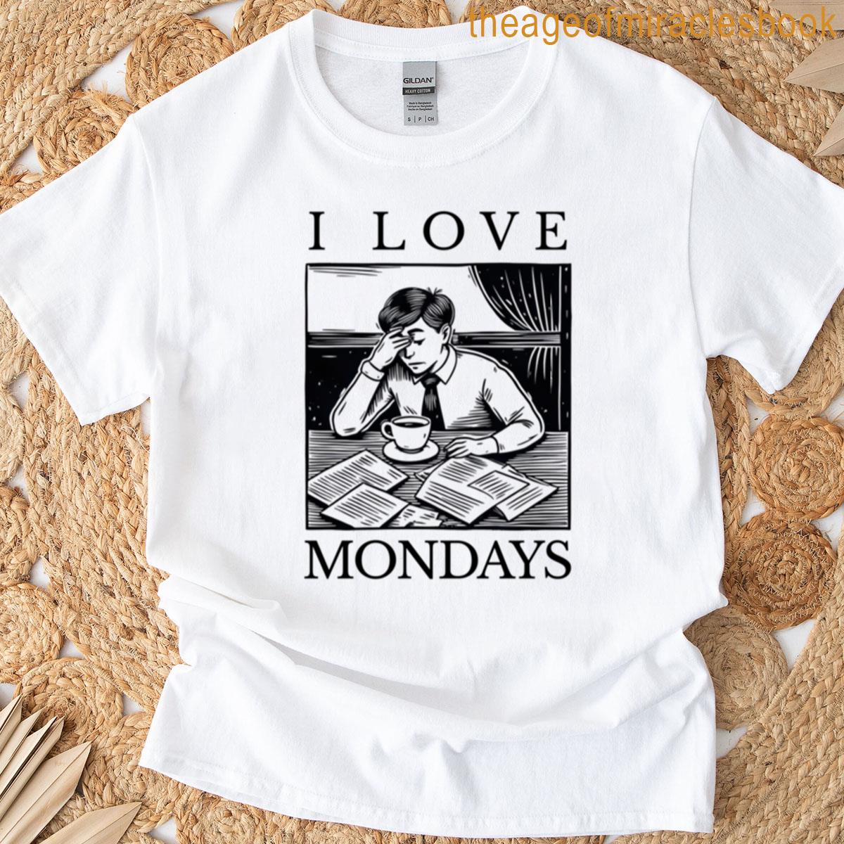 Tired Office Worker Illustration T-shirt