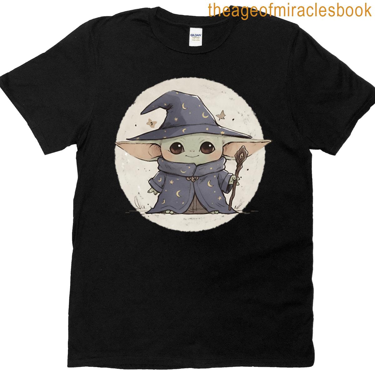 Baby Yoda As Wizard T-shirt