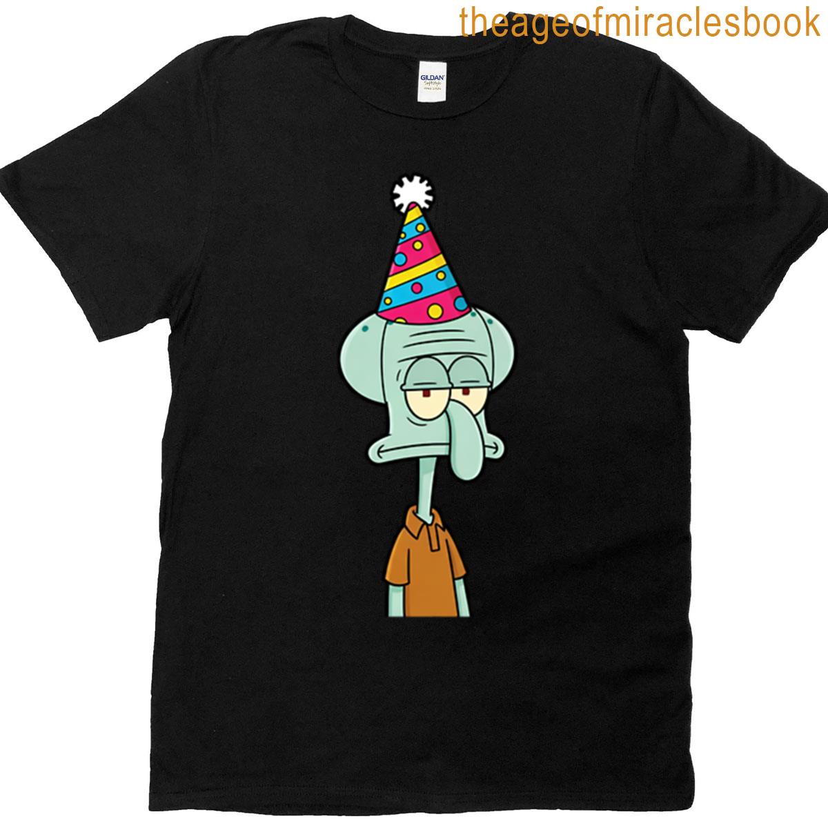 Birthday Party With Squidward T-shirt