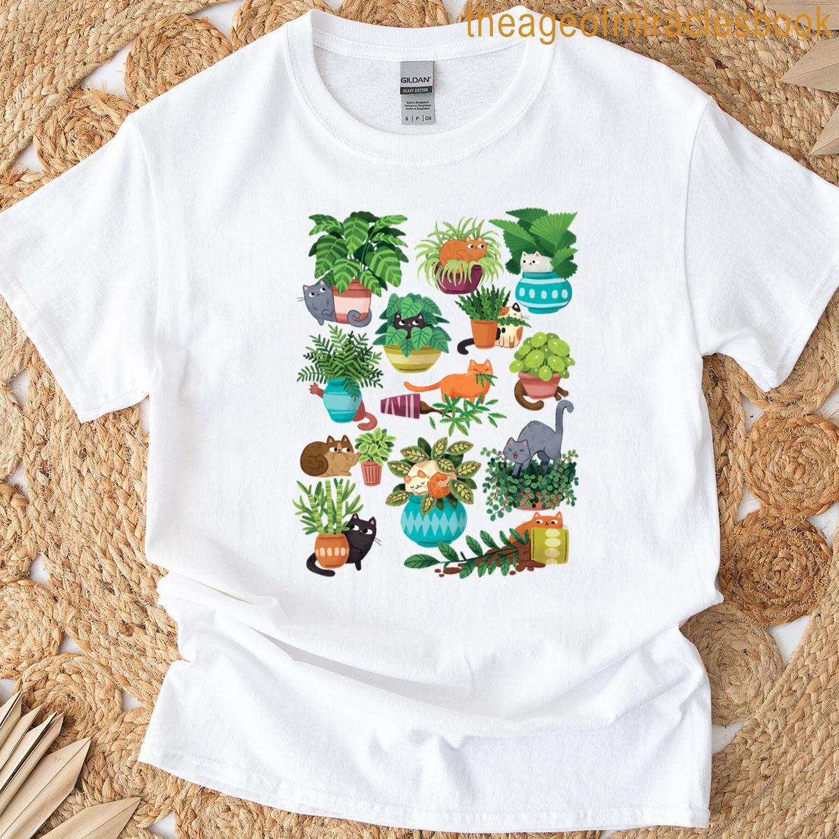 Cats And Plants T-shirt