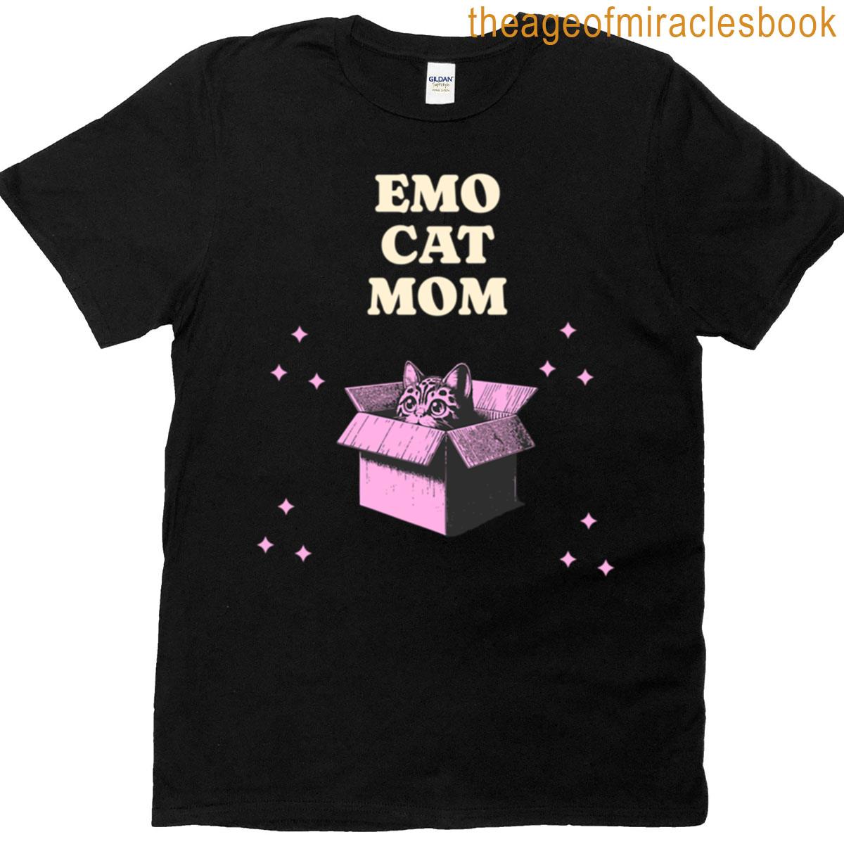 Emo Cat Mom T-shirt