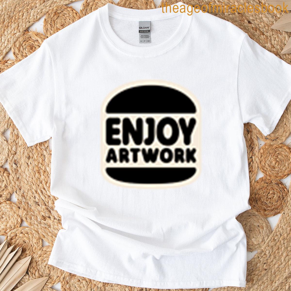 Enjoy Bk – Black T-shirt