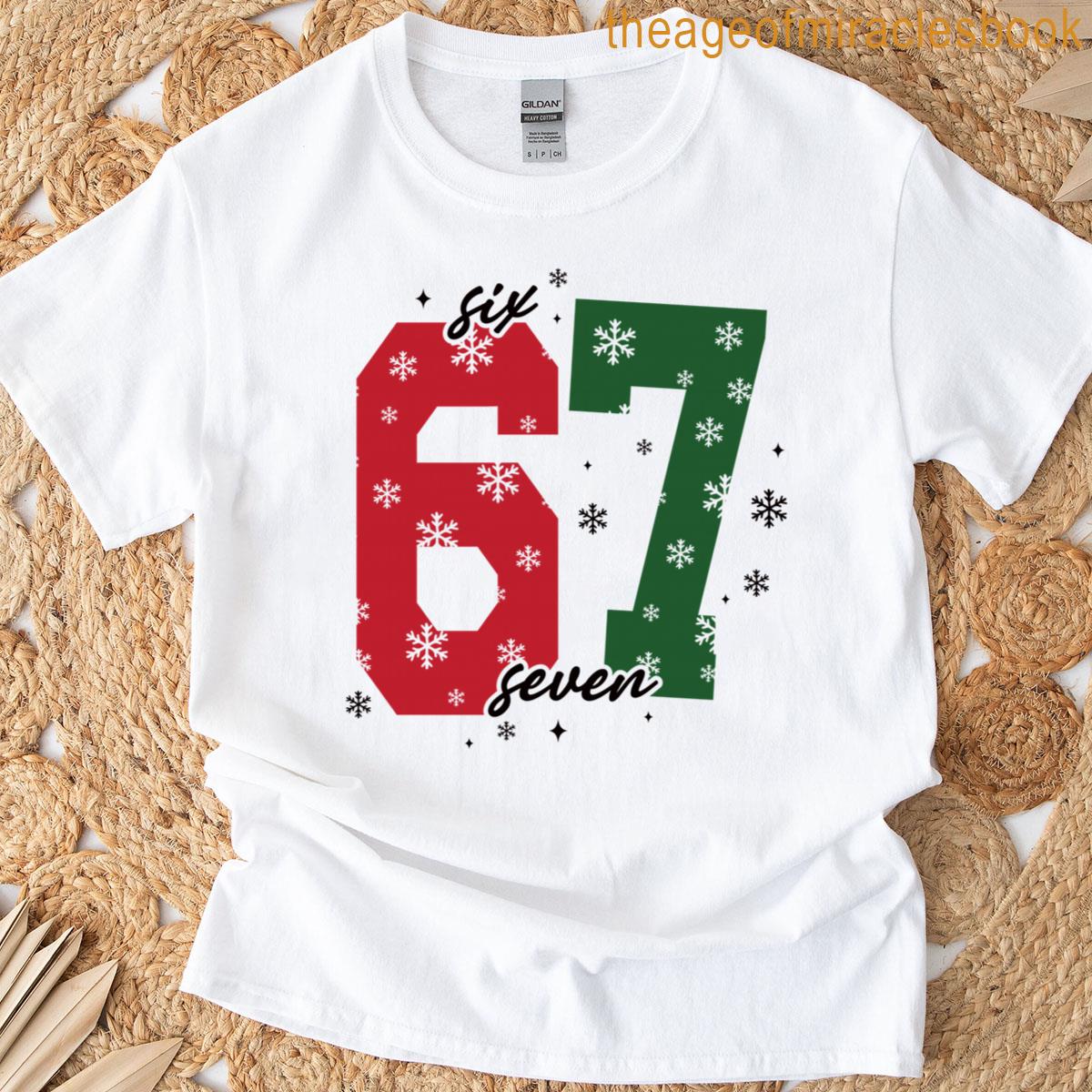 Festive Six Seven Snowflake Magic T-shirt