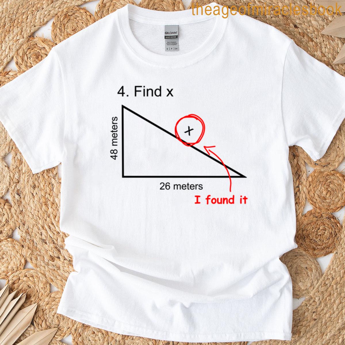 Find X Homecoming Math T-shirt